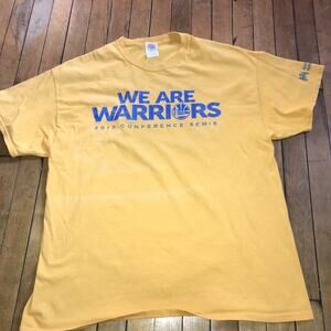 Golden State Warriors 2013 Conference Semis T-Shirt Adult‎ xL Yellow Gildan